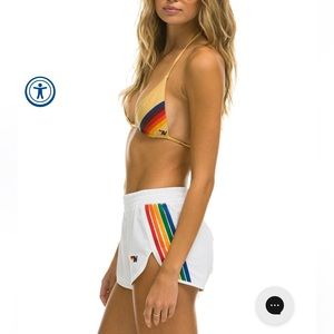 Aviator Nation WOMEN'S 5 STRIPE SHORTS